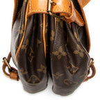 Shoulder Bag Saumur MM Brown Monogram Canvas
