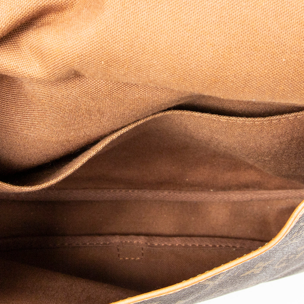 Shoulder Bag Saumur MM Brown Monogram Canvas