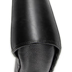 Shoulder Bag Vintage Flap Bucket Tote Black Grained Calfskin Leather