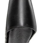 Shoulder Bag Vintage Flap Bucket Tote Black Grained Calfskin Leather