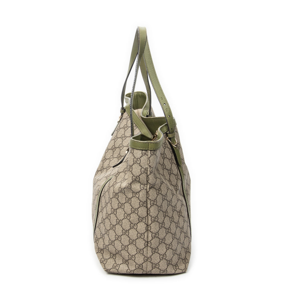Shoulder Bag Nice Tote Beige Supreme Coated Canvas