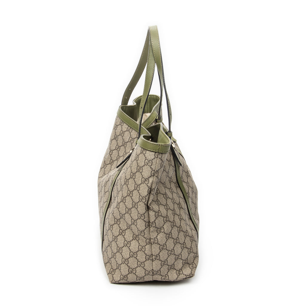 Shoulder Bag Nice Tote Beige Supreme Coated Canvas
