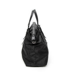 Shoulder Bag Zip Shopping Tote Black Guccissima Nylon Canvas