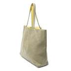 Shoulder Bag Double Sens Reversible Tote 36 Sauge Clemence Leather