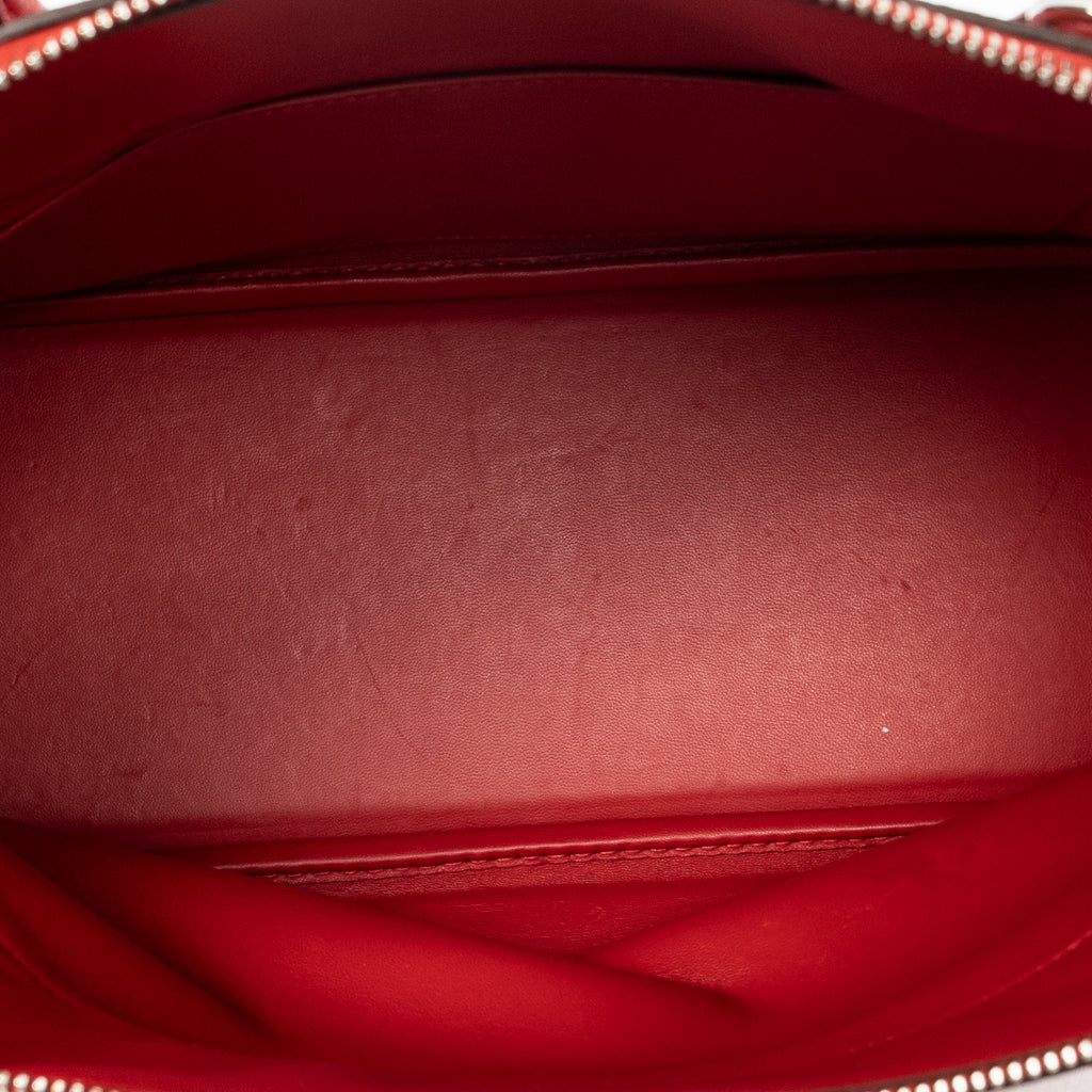 Shoulder Bag Bolide 31 Rouge Garance Clemence Leather
