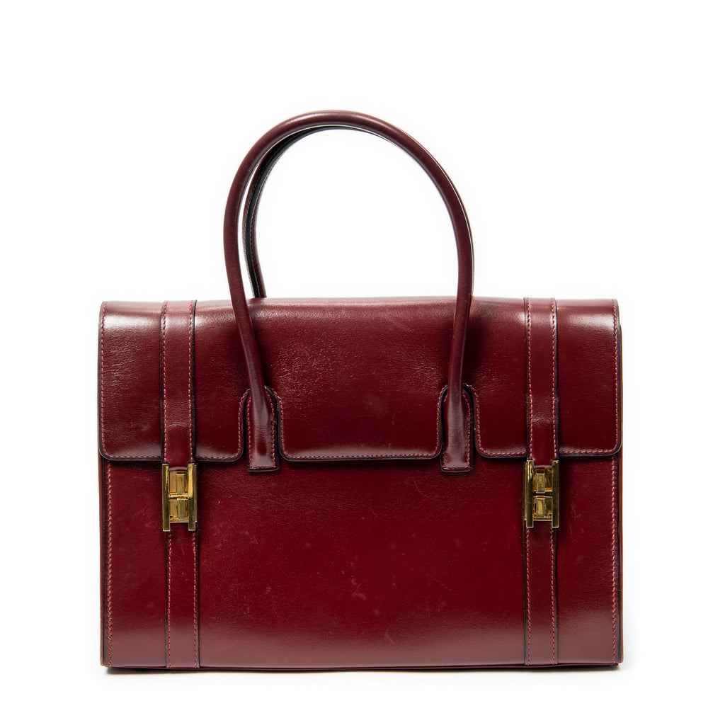 Handbag Drag 30 Rouge H Box Leather