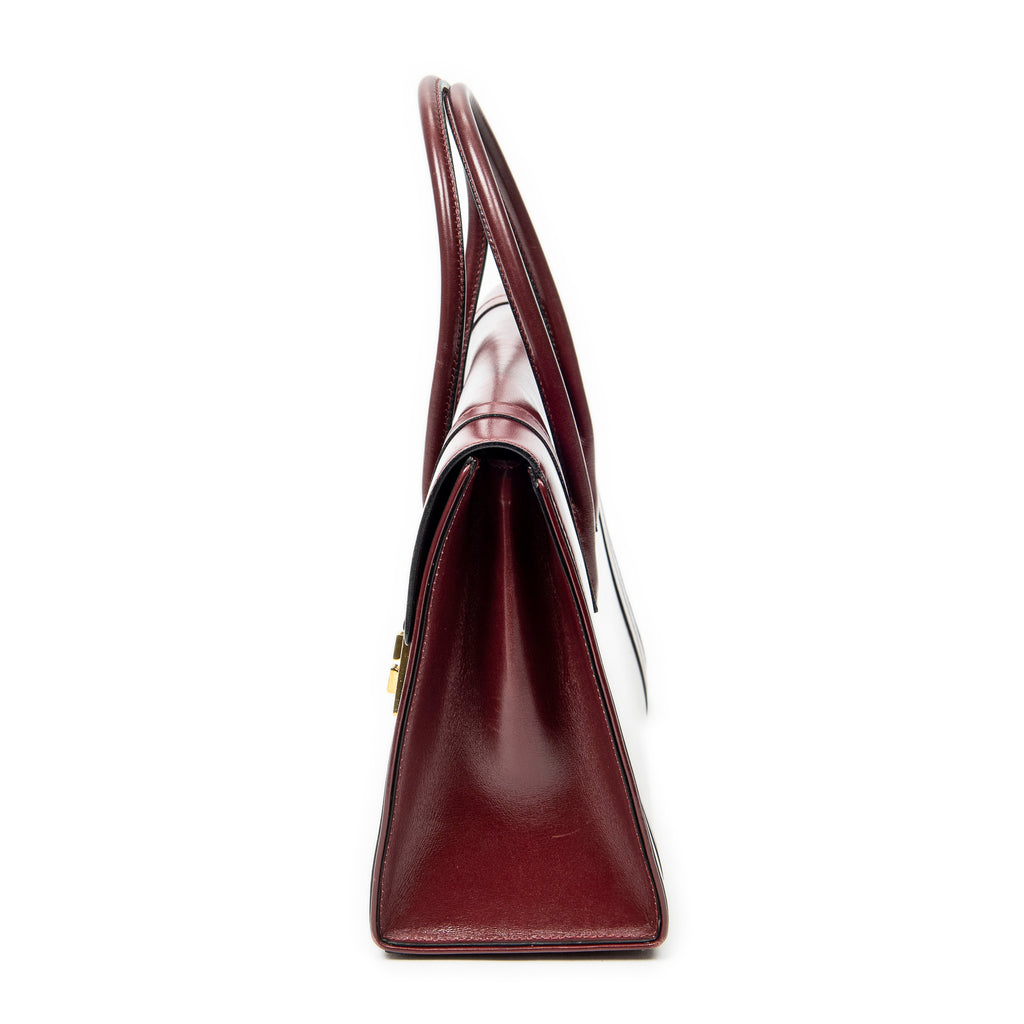 Handbag Drag 30 Rouge H Box Leather