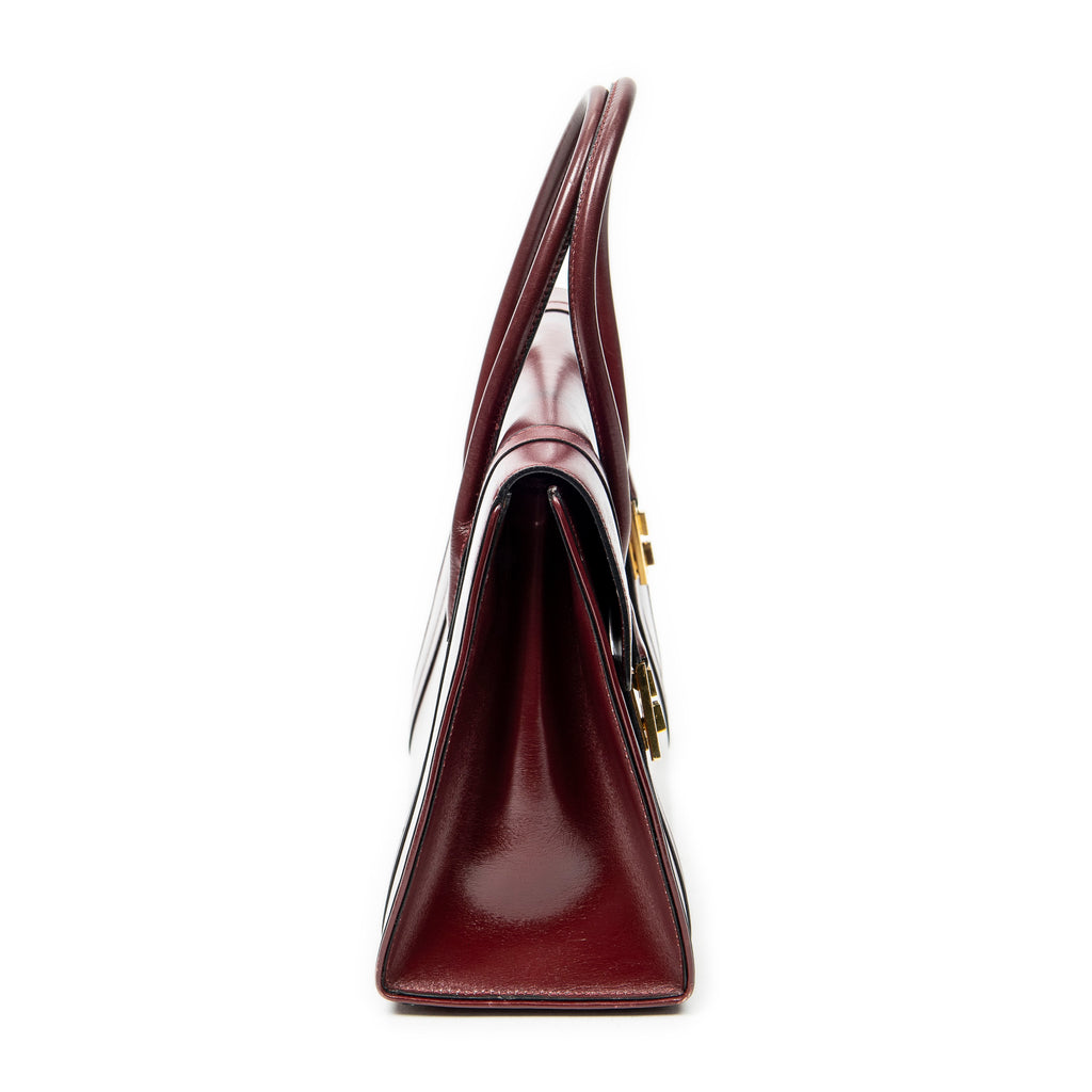 Handbag Drag 30 Rouge H Box Leather