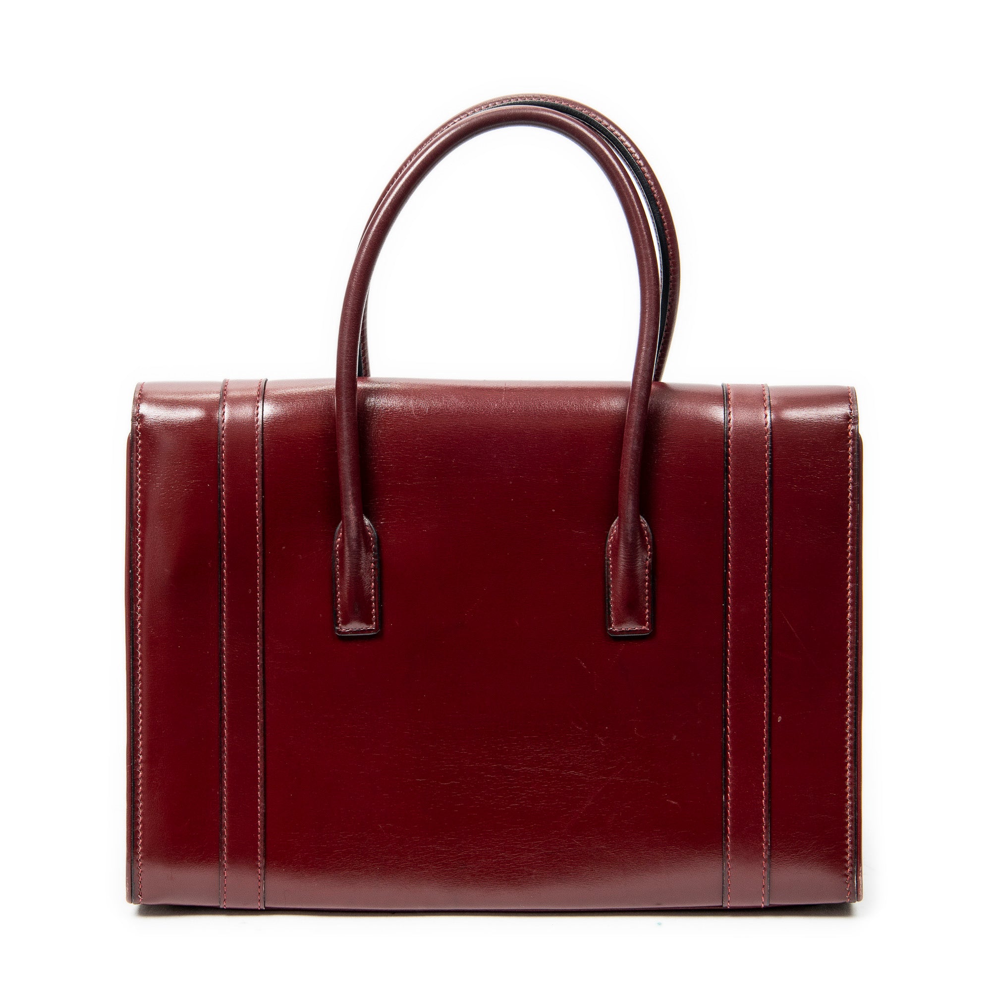 Handbag Drag 30 Rouge H Box Leather