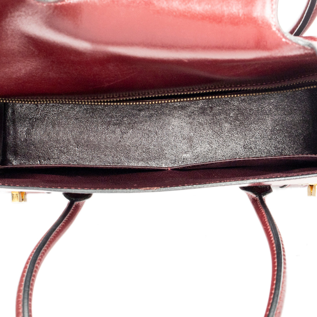 Handbag Drag 30 Rouge H Box Leather