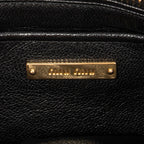 Clutch Biker Zip Clutch Dark Brown Nappa Quilted Leather