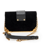 Shoulder Bag Cahier Astrology Crossbody Black Embellished Velvet Canvas