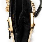 Shoulder Bag Cahier Astrology Crossbody Black Embellished Velvet Canvas