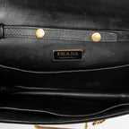 Shoulder Bag Cahier Astrology Crossbody Black Embellished Velvet Canvas
