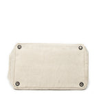Shoulder Bag Large Mistolino Canapa Tote Beige Embroidered Canapa Canvas