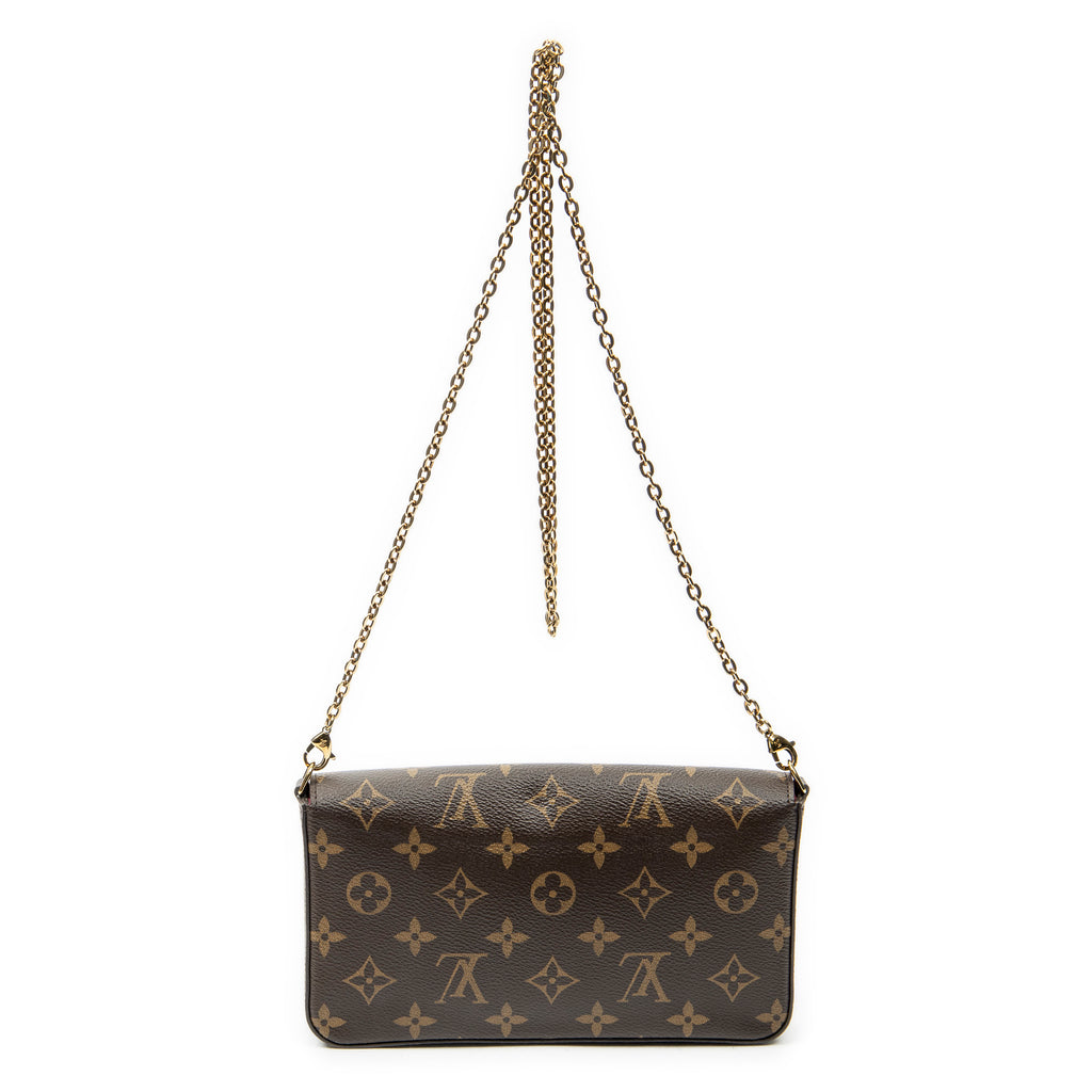 Shoulder Bag Felicie Pochette Brown Monogram Canvas
