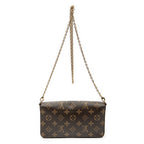 Shoulder Bag Felicie Pochette Brown Monogram Canvas