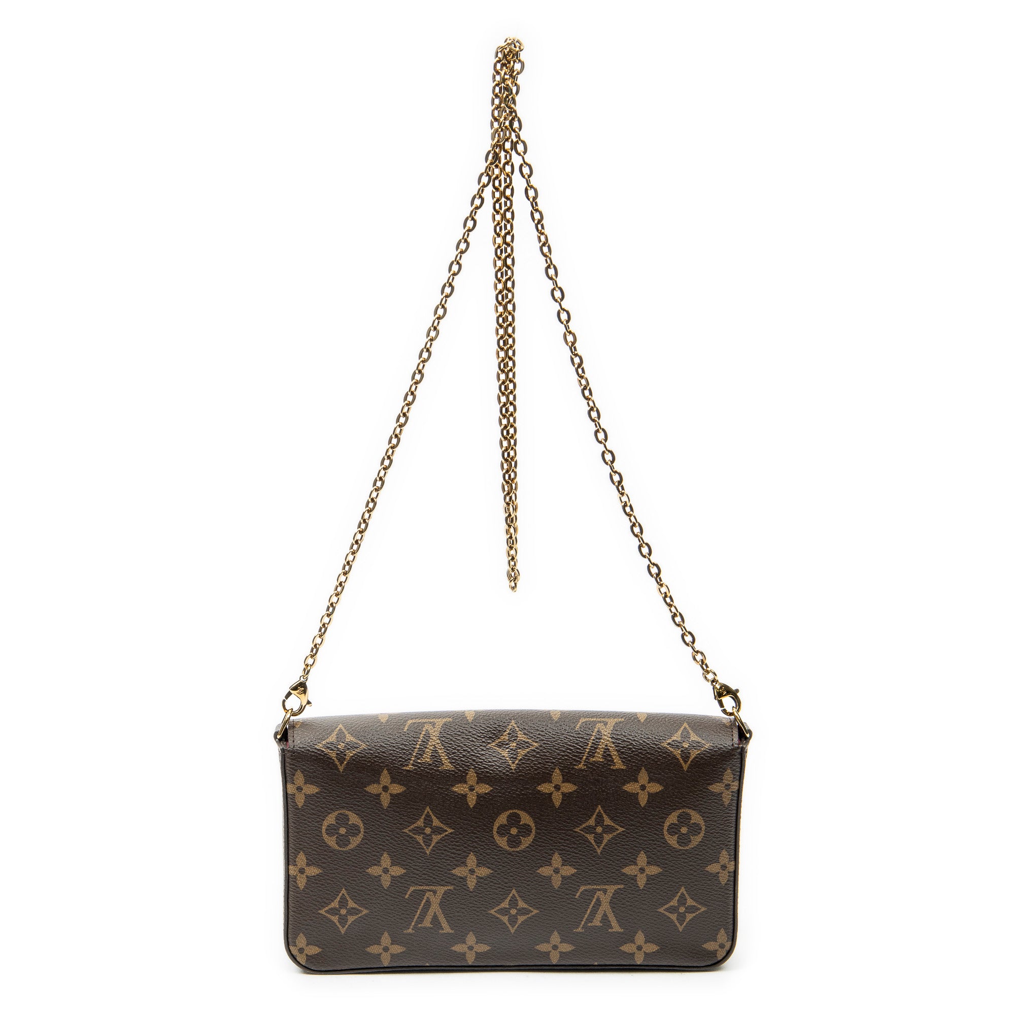 Shoulder Bag Felicie Pochette Brown Monogram Canvas