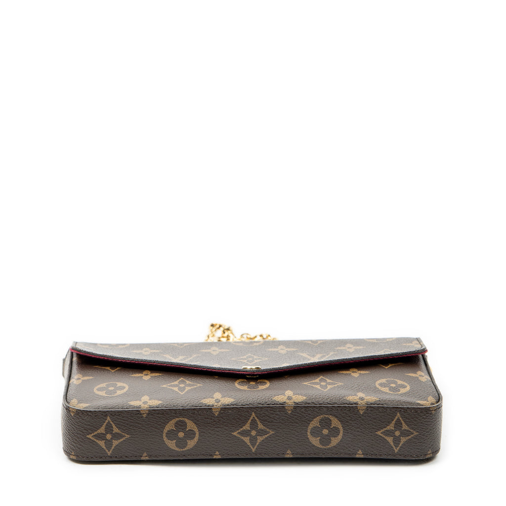 Shoulder Bag Felicie Pochette Brown Monogram Canvas