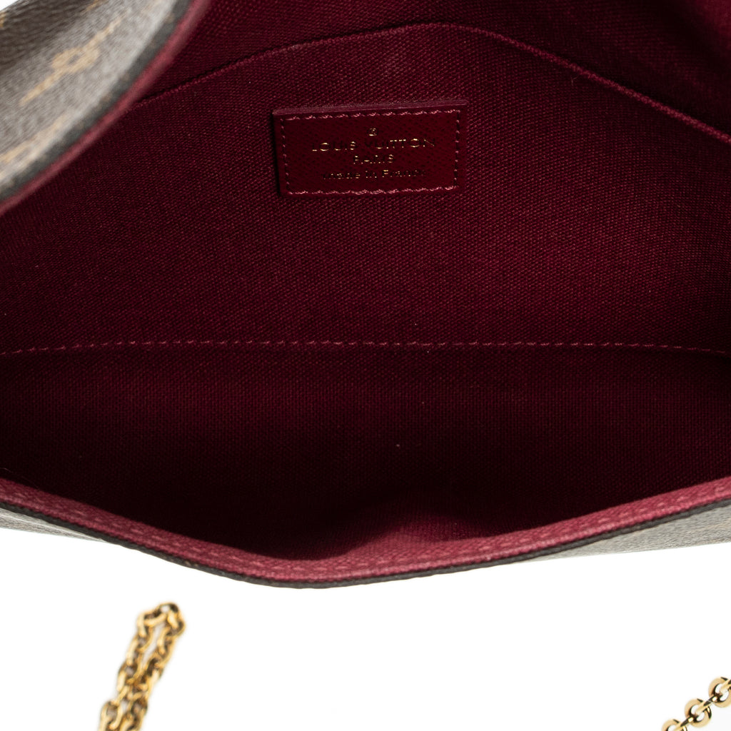Shoulder Bag Felicie Pochette Brown Monogram Canvas