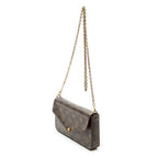 Shoulder Bag Felicie Pochette Brown Monogram Canvas