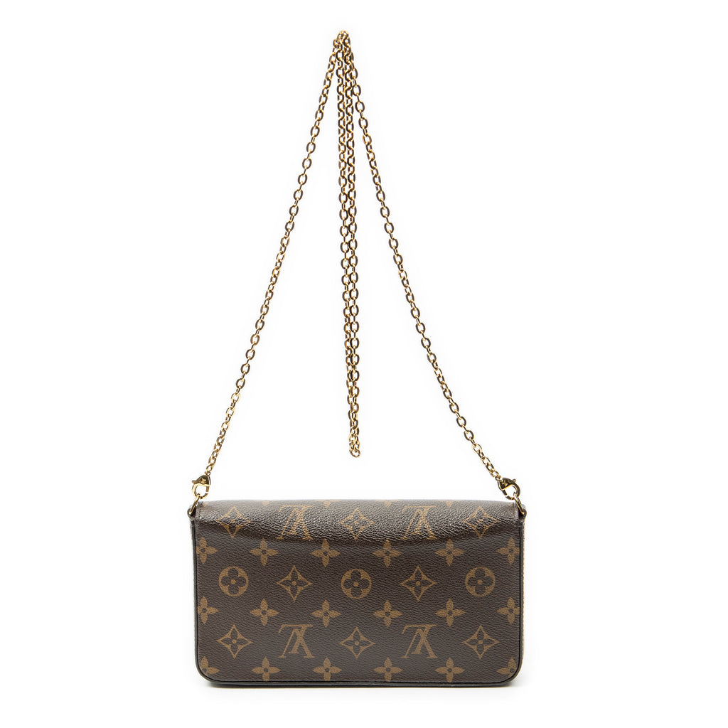 Shoulder Bag Felicie Pochette Brown Monogram Canvas