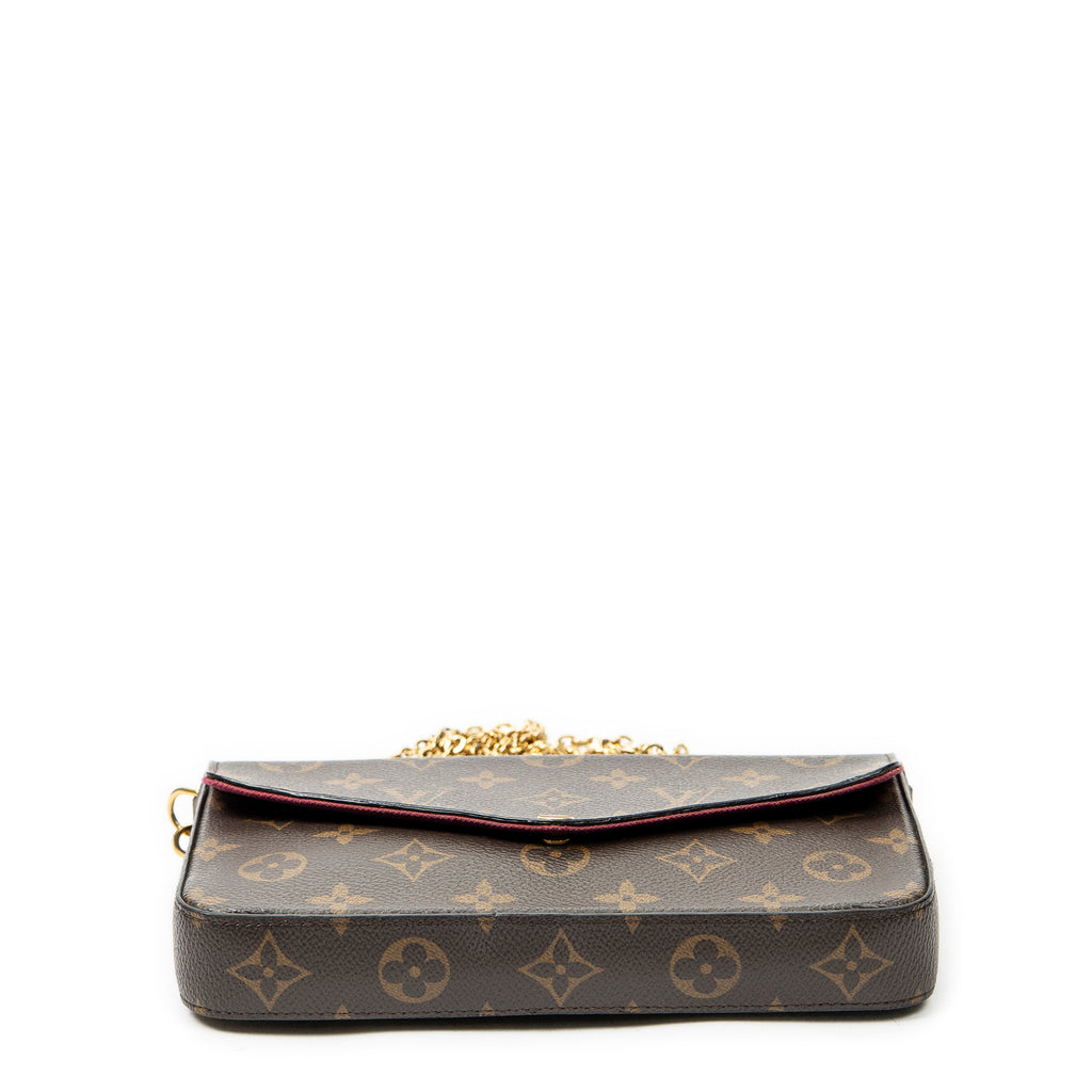 Shoulder Bag Felicie Pochette Brown Monogram Canvas