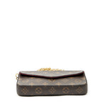 Shoulder Bag Felicie Pochette Brown Monogram Canvas