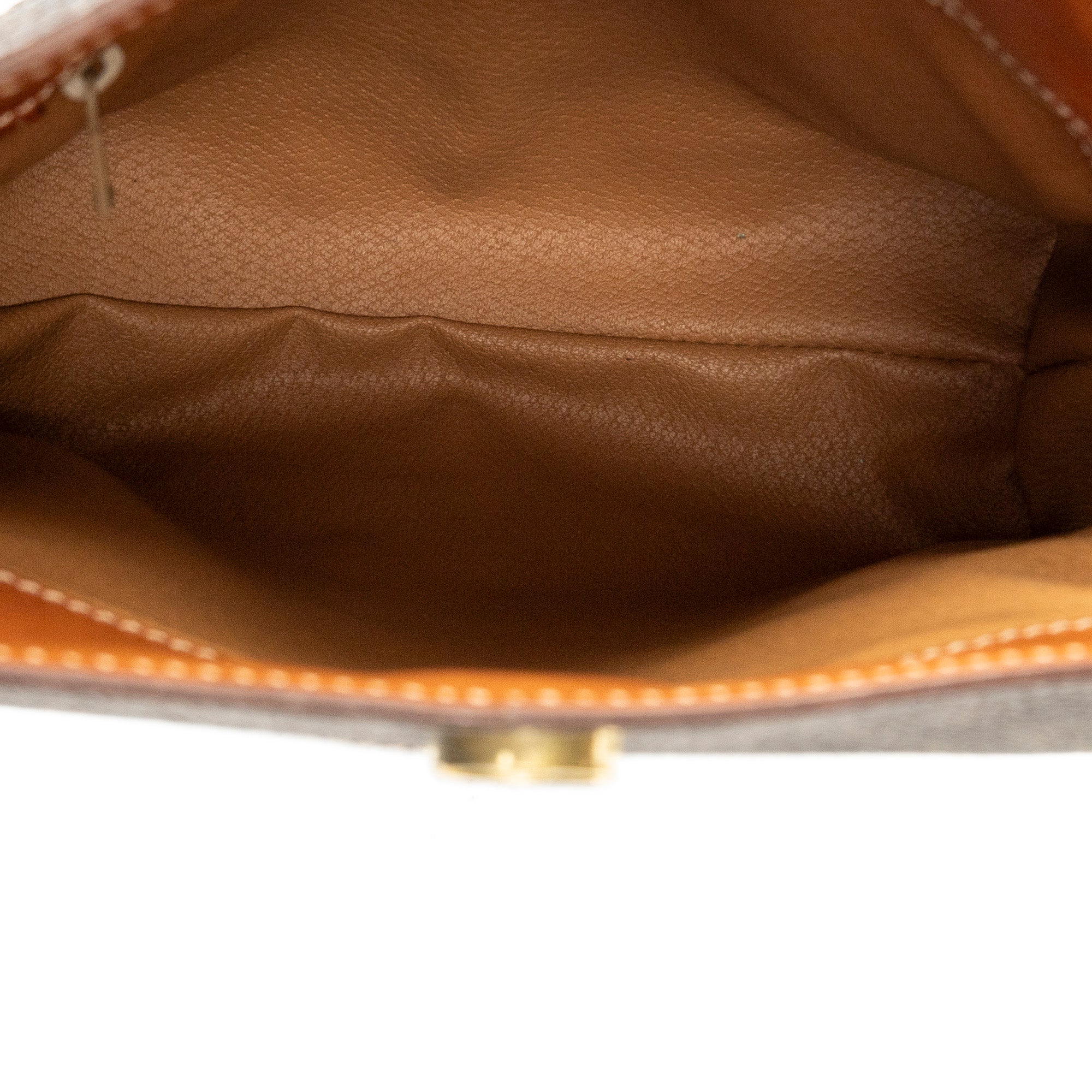 Shoulder Bag Fold Over Shoulder Tote Brown Macadam Coated Canvas