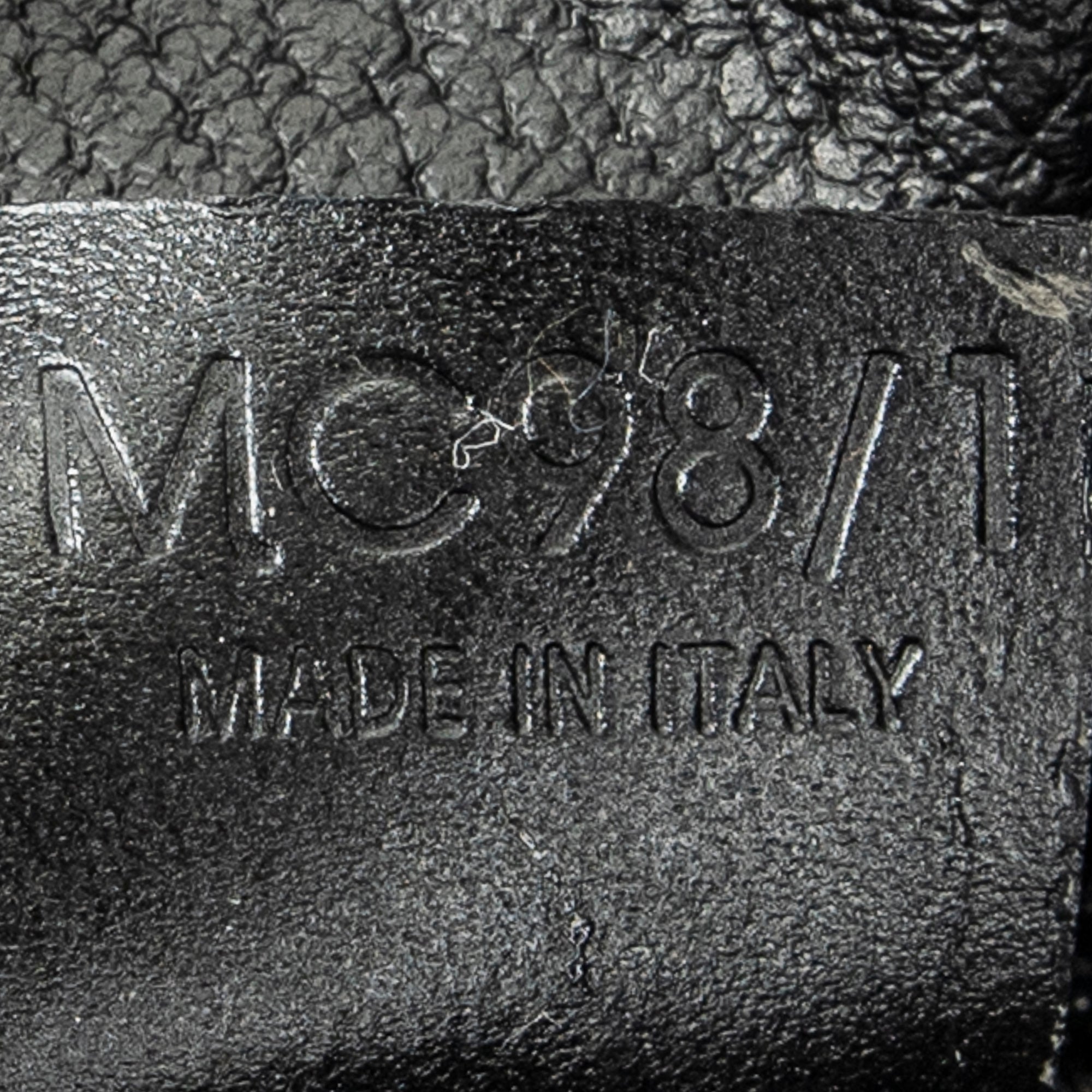 Shoulder Bag Shopping Tote Black Macadam Coated Canvas