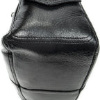 Handbag Biker Boogie Black Metallic Leather