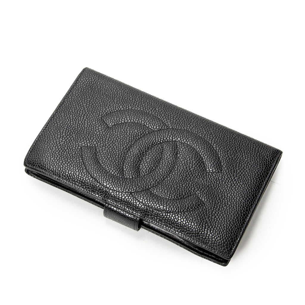 Wallet Timeless French Purse Wallet Black Caviar Leather