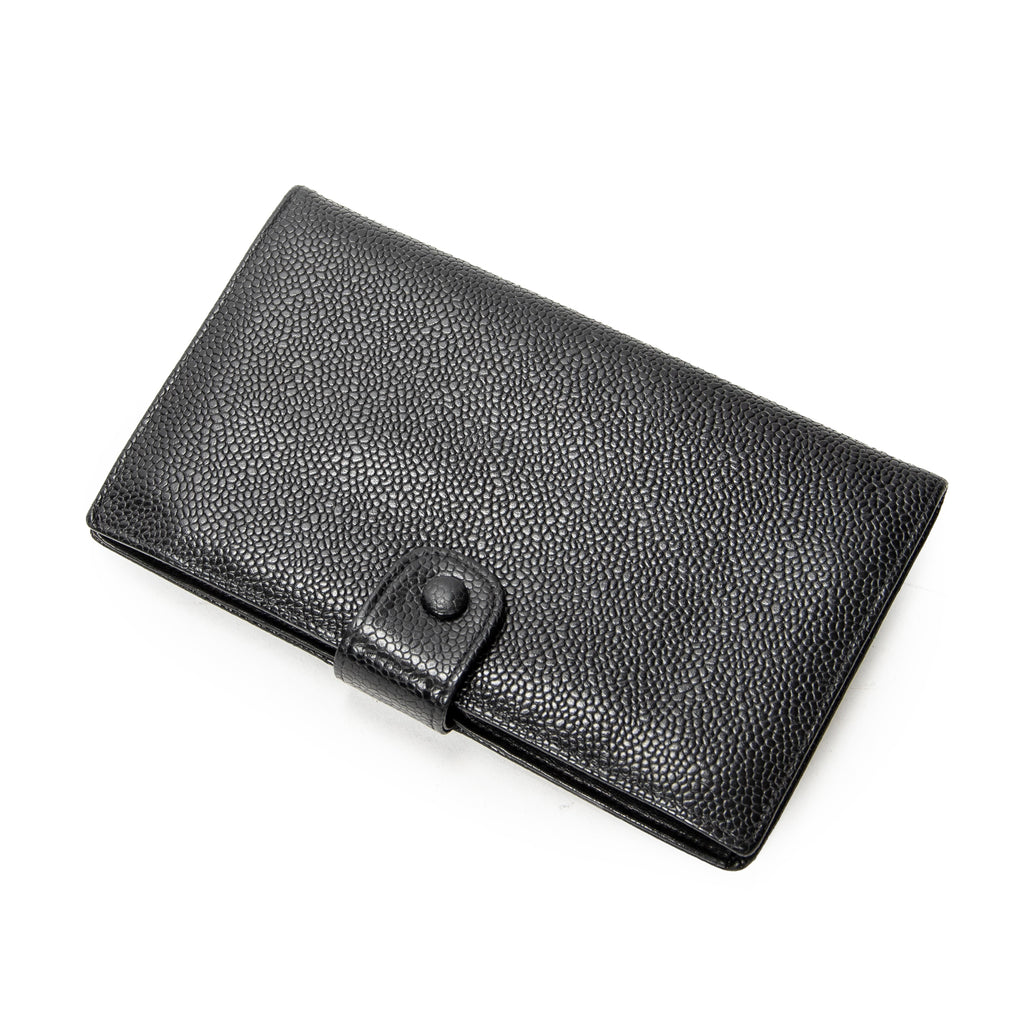 Wallet Timeless French Purse Wallet Black Caviar Leather