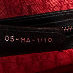 Shoulder Bag Large Lady Dior Zip Black Cannage Lambskin Leather