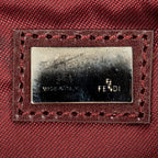 Shoulder Bag Zip Pochette Brown Zucca Canvas