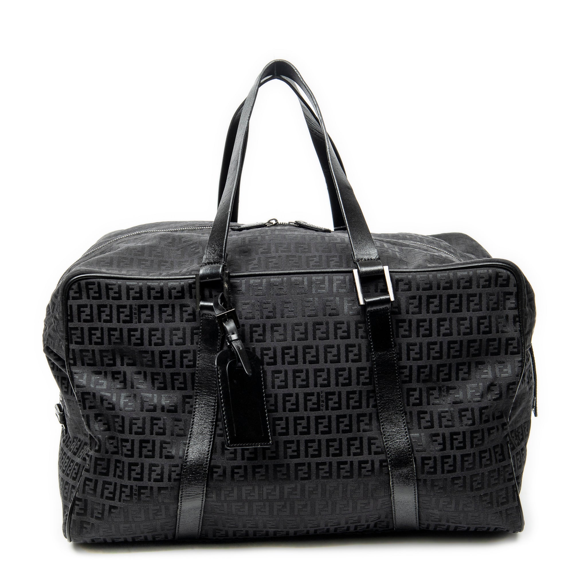 Travel Bag Collapsible Weekender Black Zucchino Canvas
