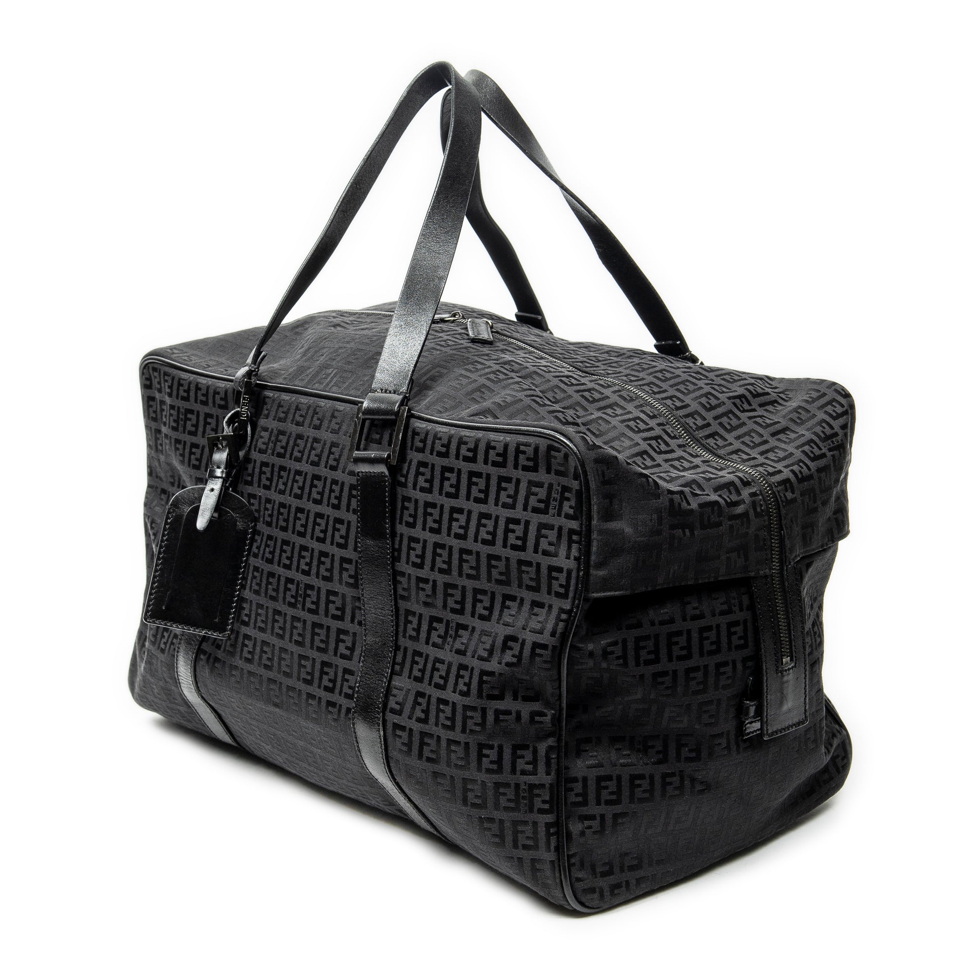 Travel Bag Collapsible Weekender Black Zucchino Canvas