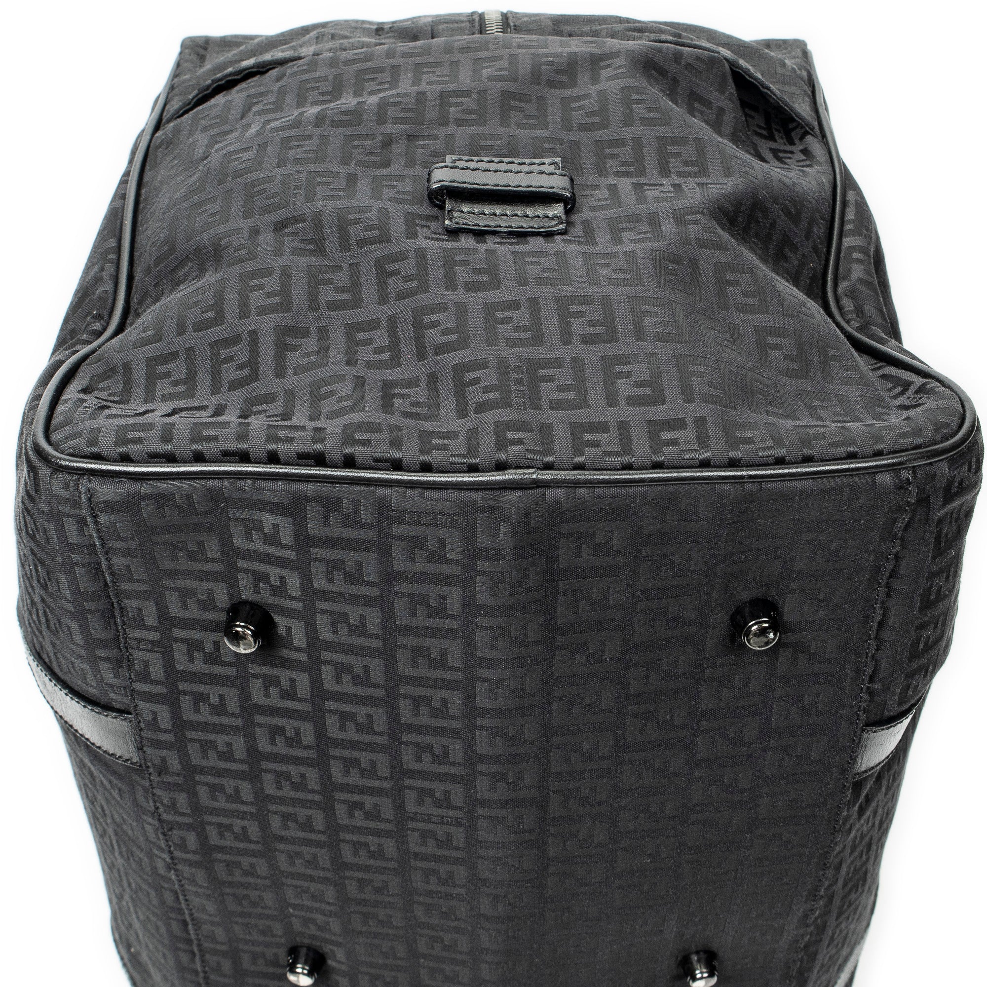 Travel Bag Collapsible Weekender Black Zucchino Canvas