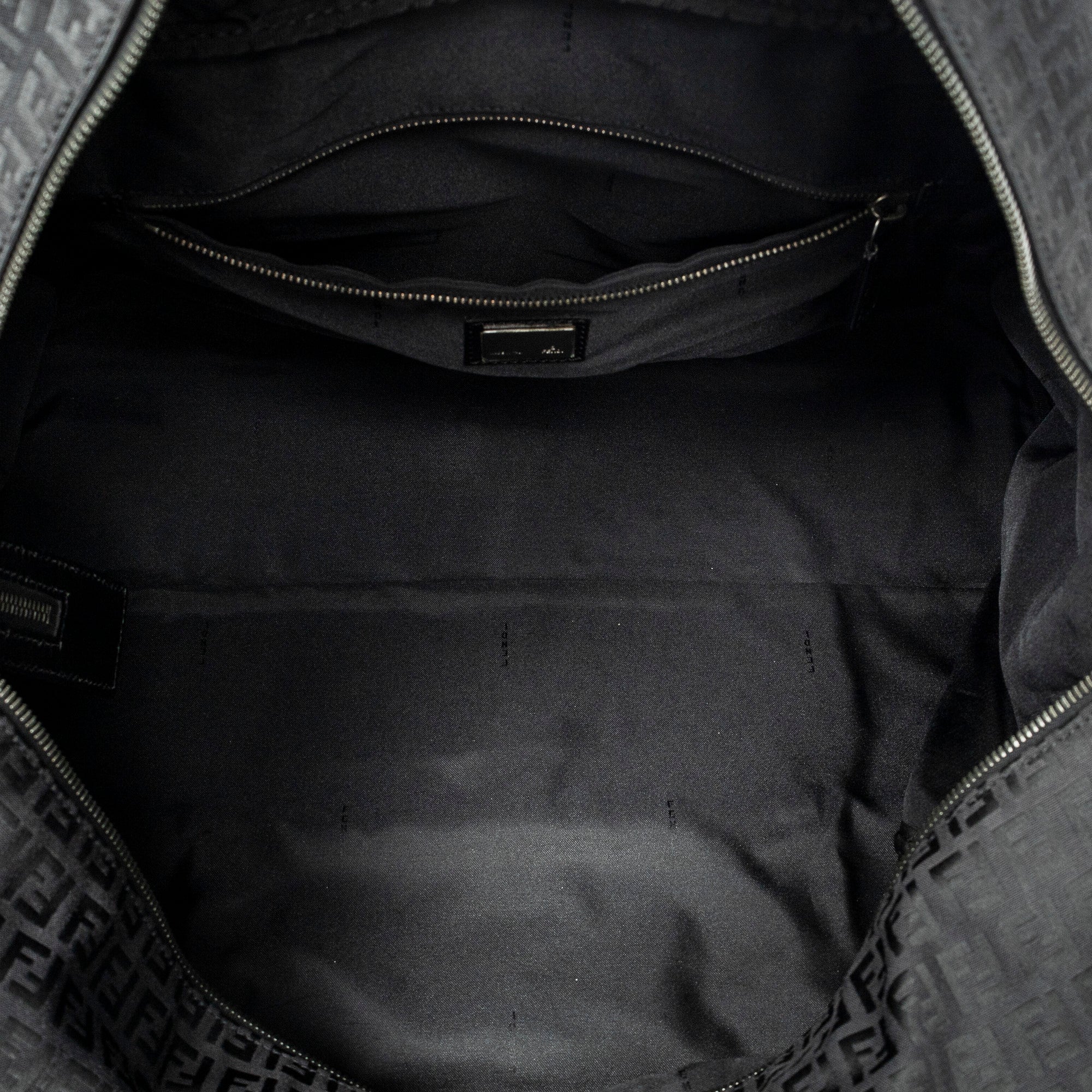 Travel Bag Collapsible Weekender Black Zucchino Canvas