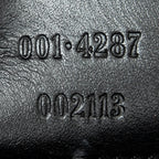 Shoulder Bag Vertical Zip Hobo Black Monogrammed Canvas