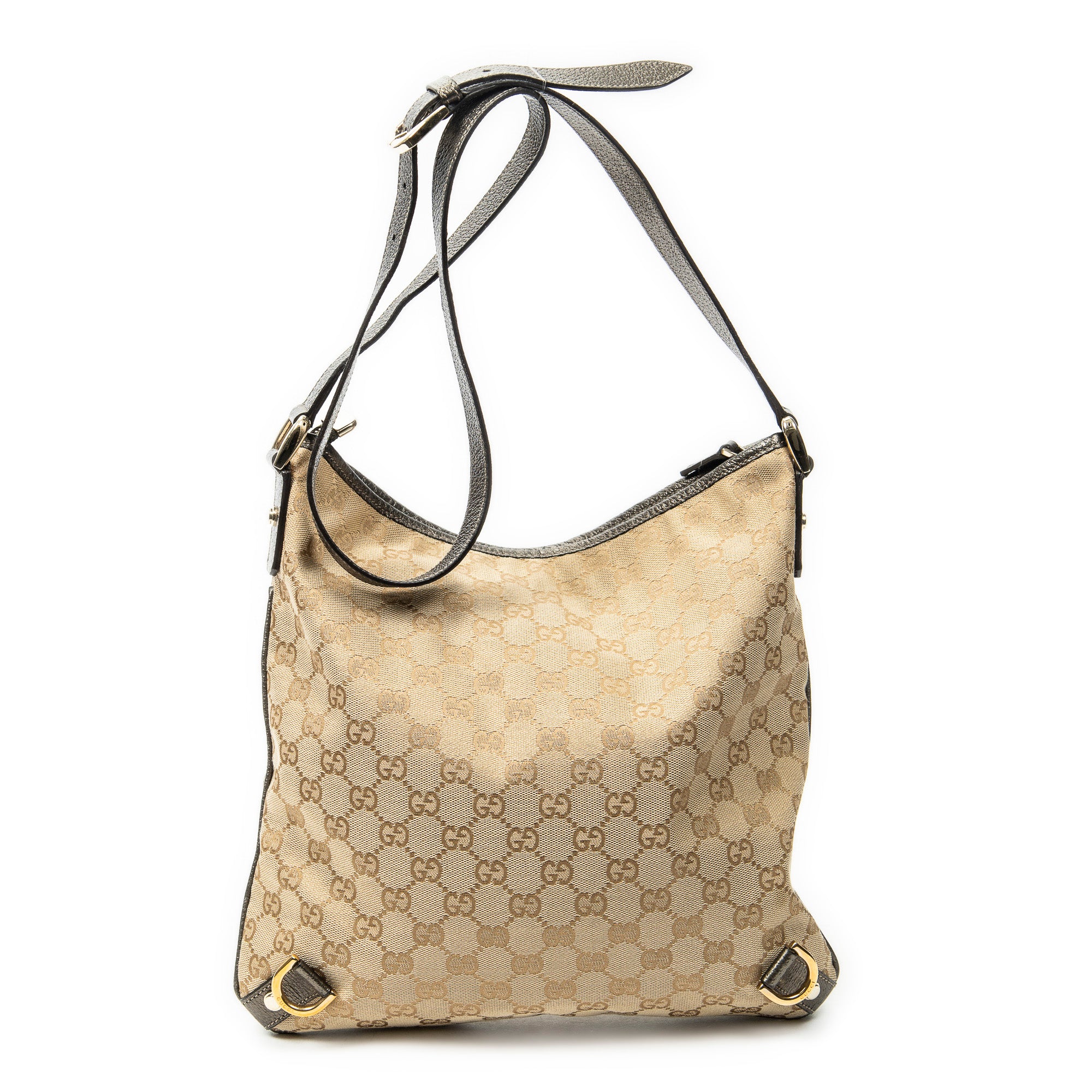Shoulder Bag Abbey Crossbody Bronze Monogrammed Canvas