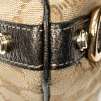 Shoulder Bag Abbey Crossbody Bronze Monogrammed Canvas