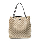 Bolso Bandolera Gifford Tote Lona Recubierta de Cristal Monogramada Marrón