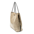 Bolso Bandolera Gifford Tote Lona Recubierta de Cristal Monogramada Marrón