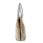 Shoulder Bag Gifford Tote Brown Monogrammed Crystal Coated Canvas