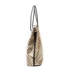 Shoulder Bag Gifford Tote Brown Monogrammed Crystal Coated Canvas