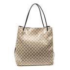 Shoulder Bag Gifford Tote Brown Monogrammed Crystal Coated Canvas