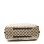Bolso Bandolera Gifford Tote Lona Recubierta de Cristal Monogramada Marrón