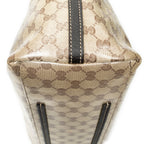 Bolso Bandolera Gifford Tote Lona Recubierta de Cristal Monogramada Marrón