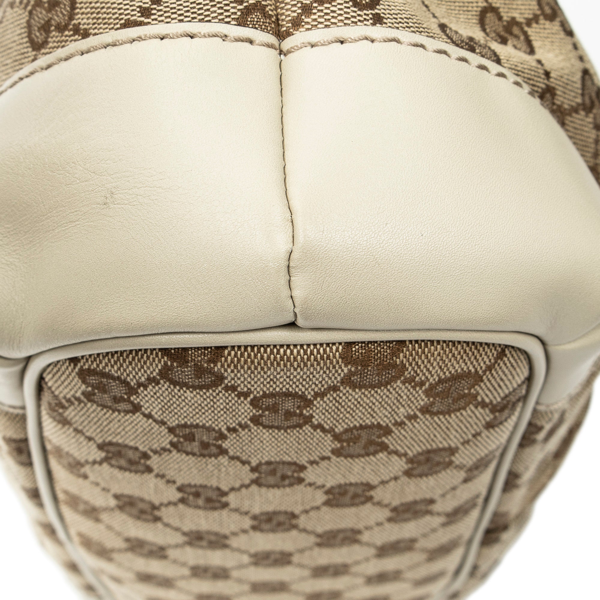 Shoulder Bag Sukey Top Handle Beige Monogrammed Canvas